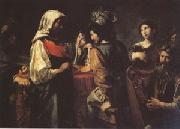 VALENTIN DE BOULOGNE The Fortune Teller (mk05) oil painting artist